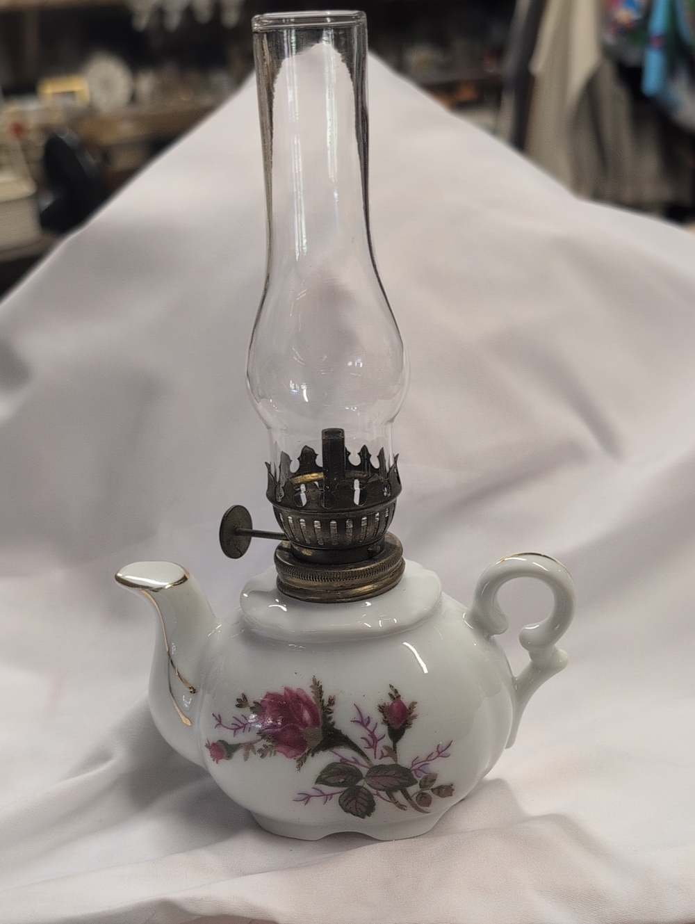 Lipper And Mann Creations Mini Teapot Oil Lamp